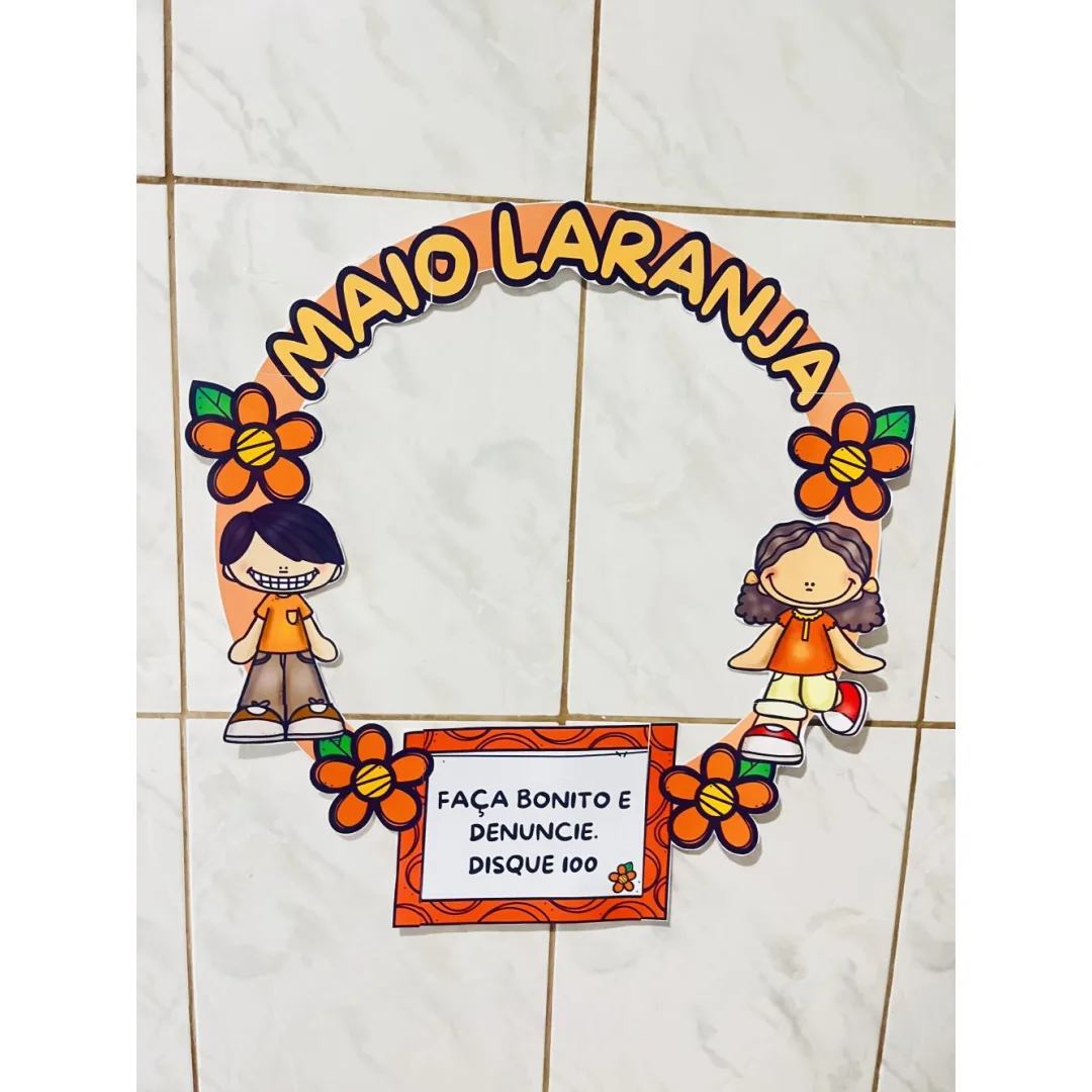Bambole Maio Laranja Gire Essa Ideia — Pronto para Imprimir