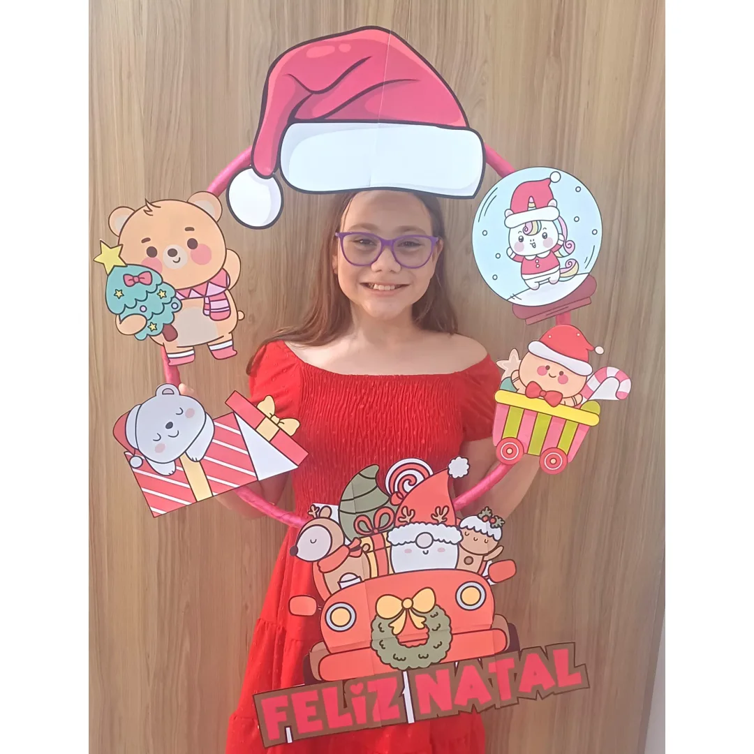 BAMBOLÊ / MOLDURA PARA FOTO: FELIZ NATAL