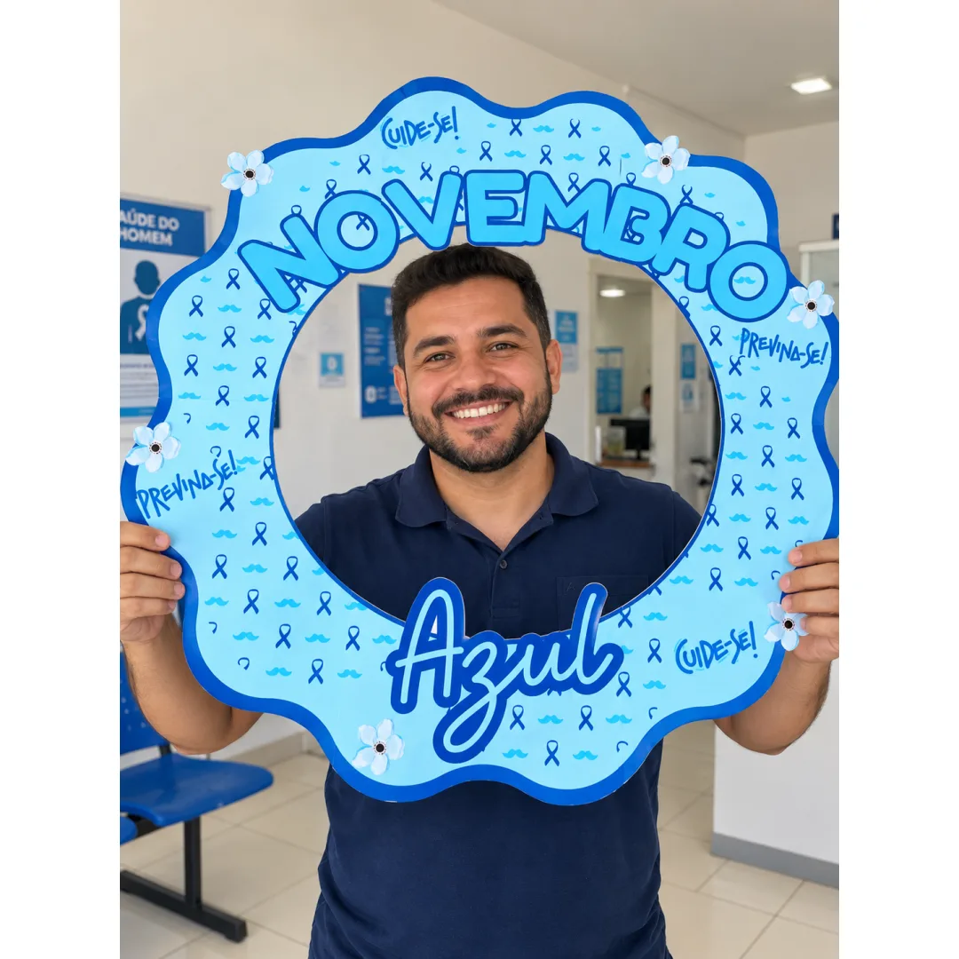 Bambolê Novembro Azul em PDF Projetos