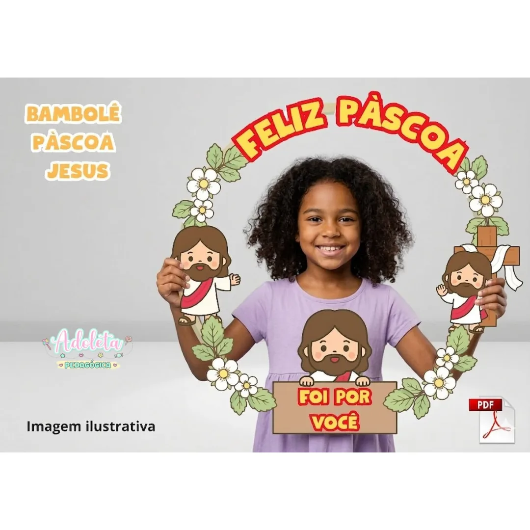 Bambolê Páscoa Jesus