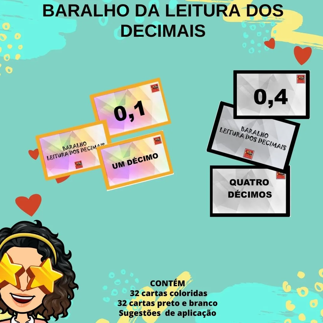 BARALHO LEITURA DOS DECIMAIS