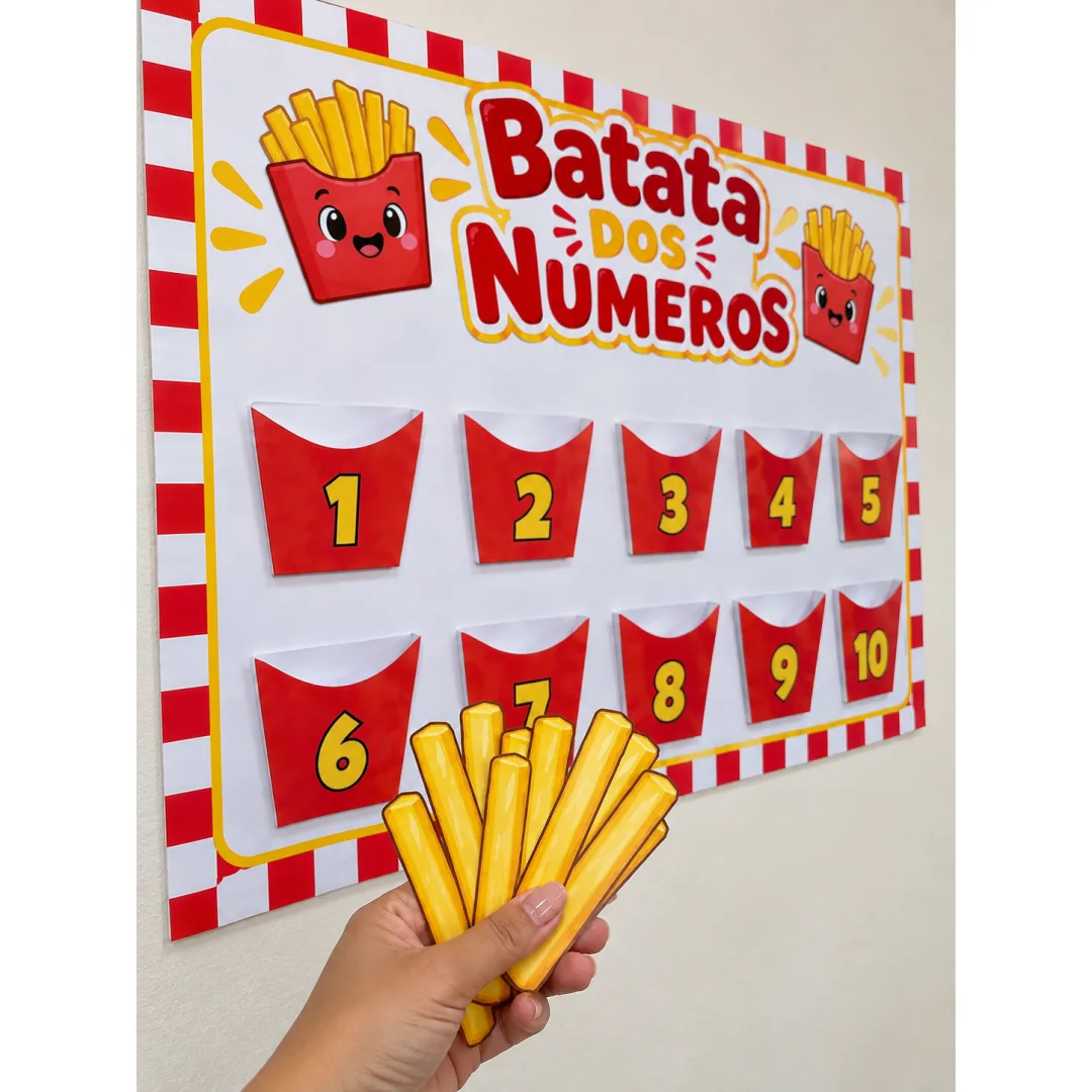  Batata dos Números - Educação Infantil - PDF 19 Páginas