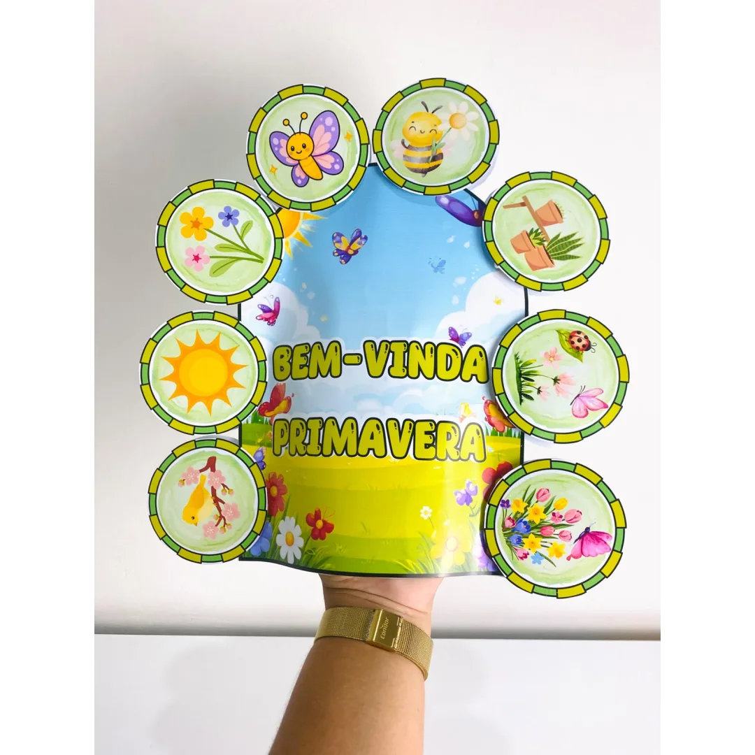 BEM VINDA PRIMAVERA HISTÓRIA NA LUVA