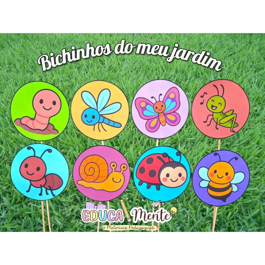 🐞 BICHINHOS DO MEU JARDIM 🦋