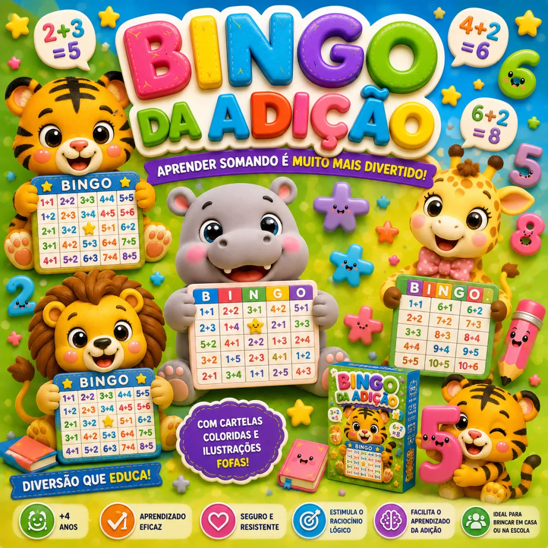 Bingo da Adição – Arquivo Digital - Educação Infantil