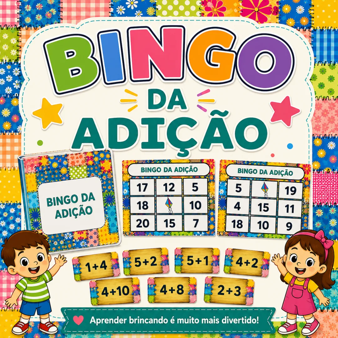 Bingo da Adição ➕🎉