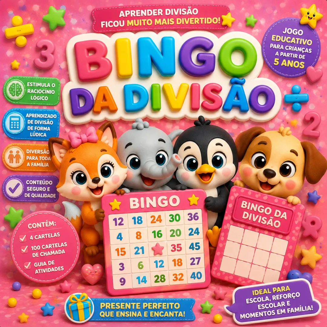 Bingo da Divisão – Arquivo Digital - Educação Infantil