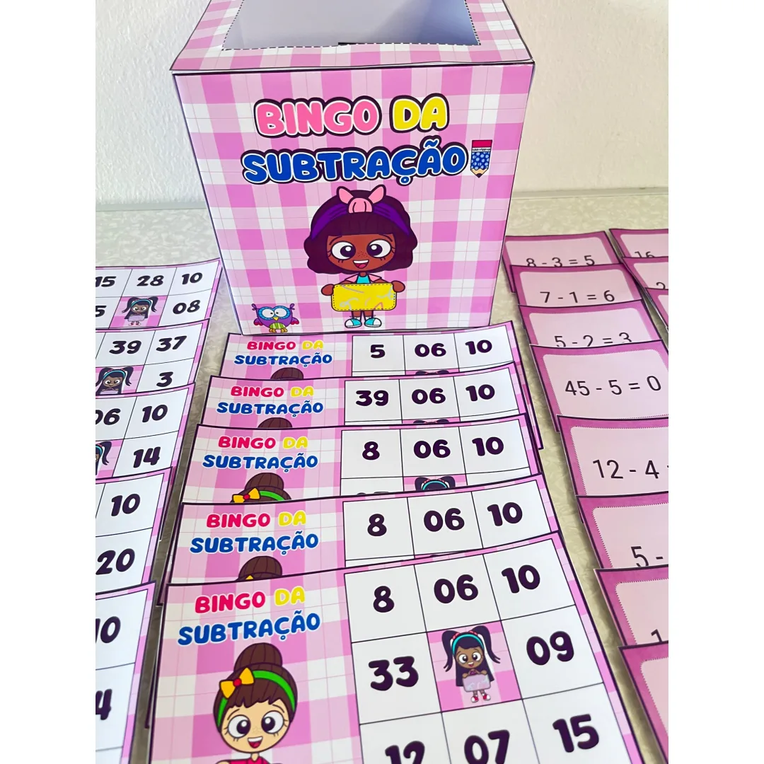 BINGO DA SUBTRAÇÃO
