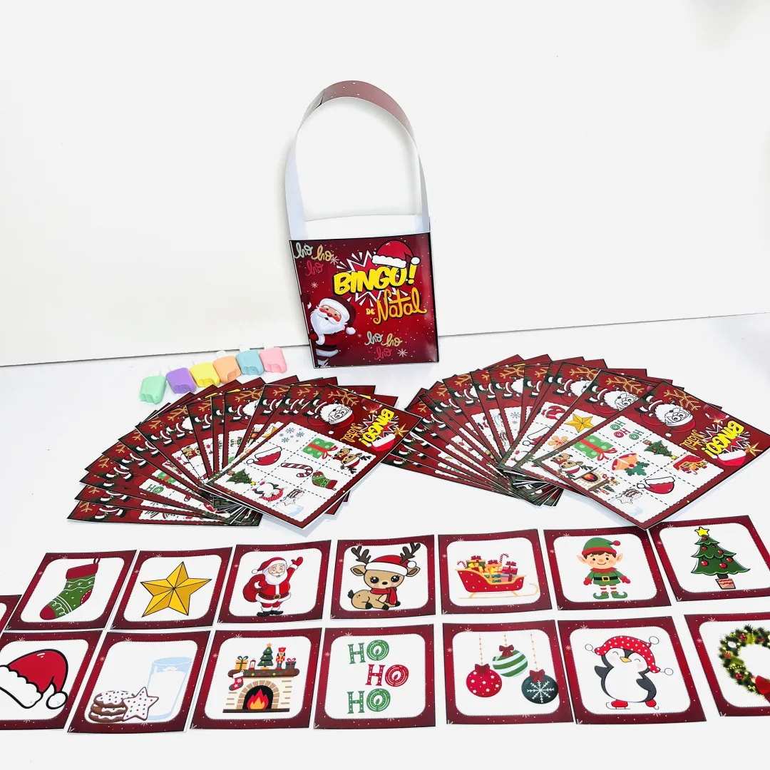 Bingo de Natal para Educação Infantil – 30 Cartelas em PDF