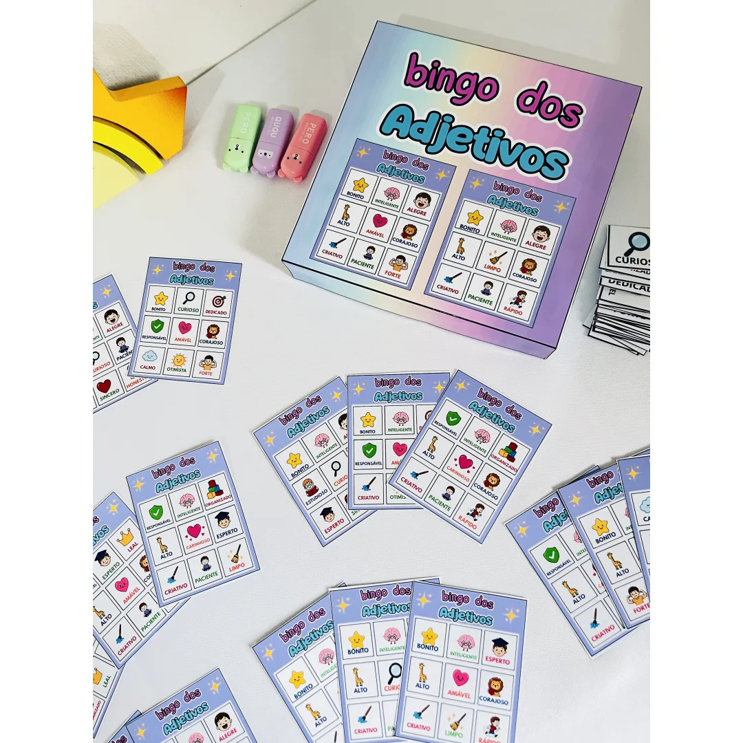  BINGO DOS ADJETIVOS