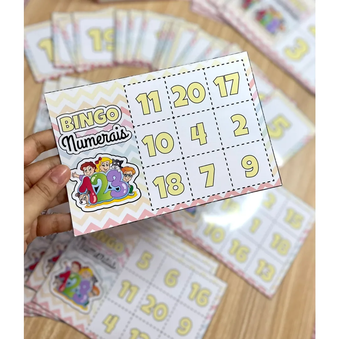 BINGO DOS NUMERAIS 🔢