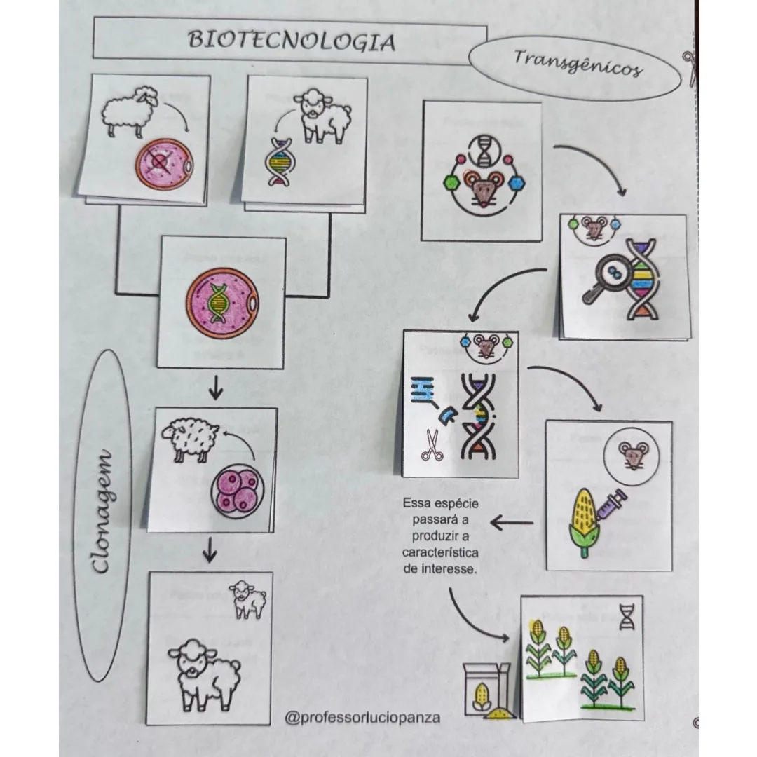 Biotecnologia Recorte e Colagem em Pdf