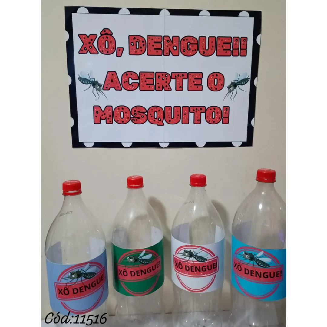Boliche Xô Dengue — Pronto para Imprimir