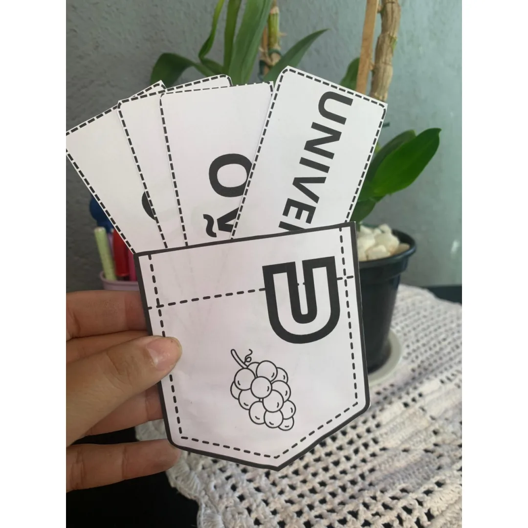 Bolsinho das Vogais — Pronto para Imprimir
