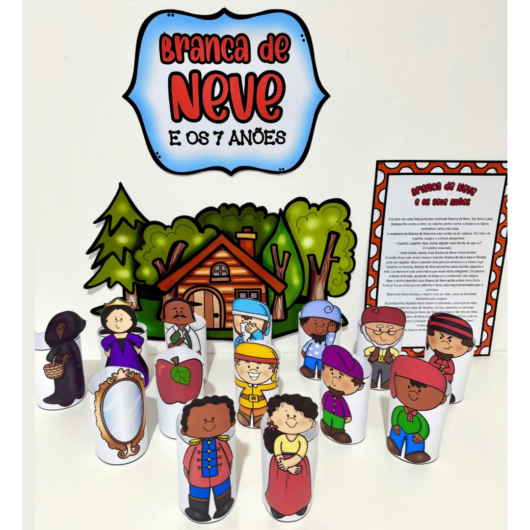 Branca de Neve - Personagens 3D