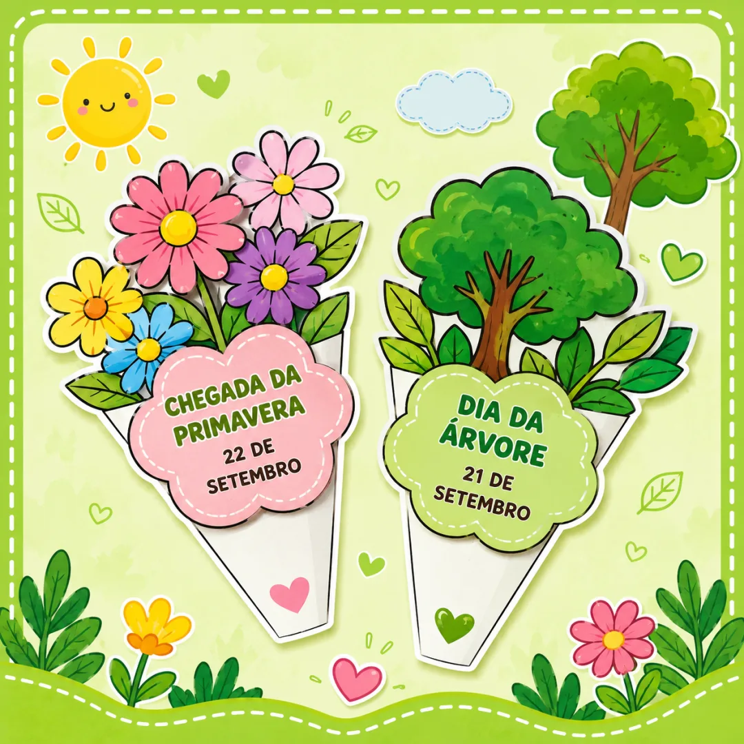 Buquê Chegada da Primavera e Dia da Árvore