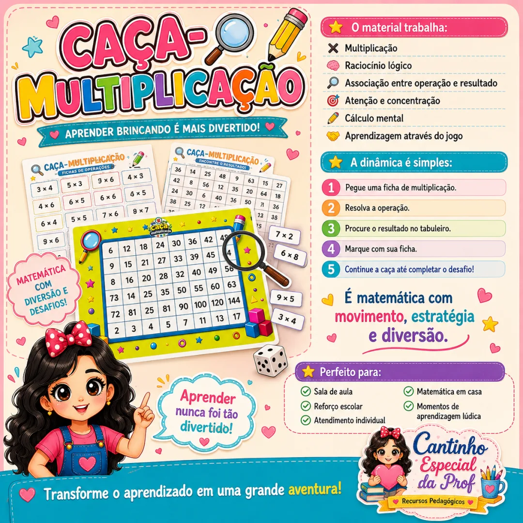 🔎✖️CAÇA-MULTIPLICAÇÃO🔎✖️