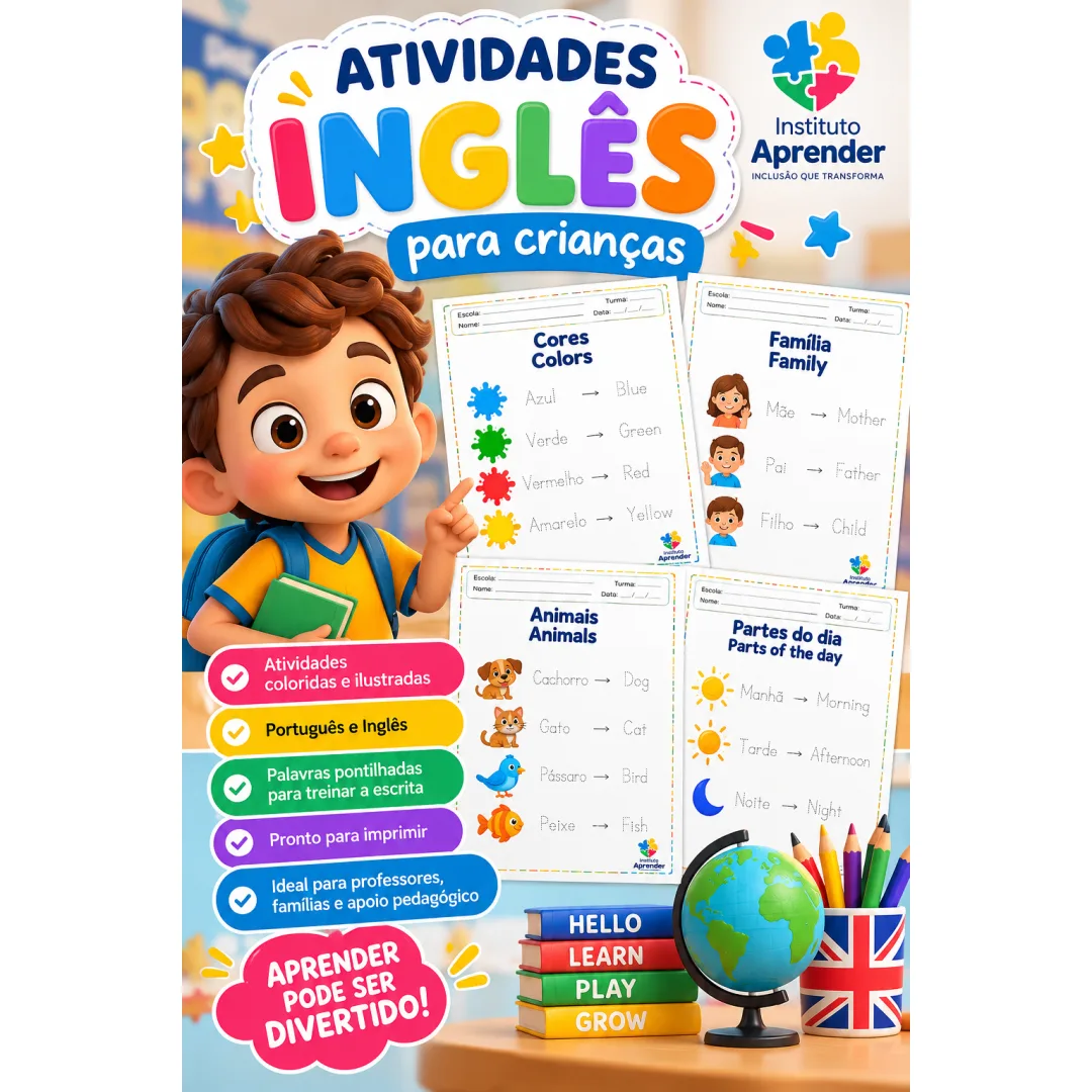 Caderno de Atividades de Língua Inglesa - PDF