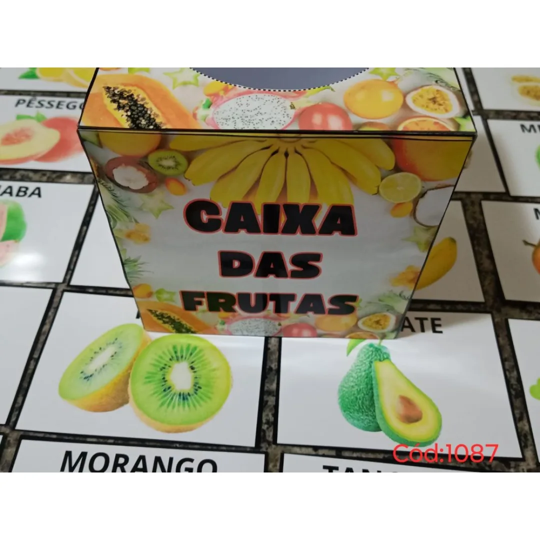 Caixa das Frutas — Pronto para Imprimir