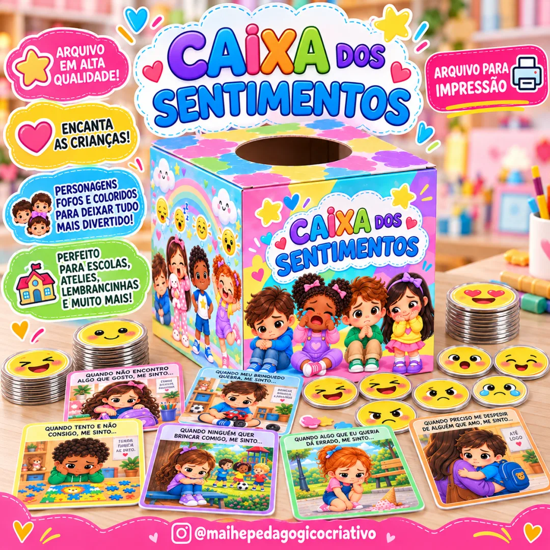 Caixa dos Sentimentos - Educação Infantil - Arquivo Digital