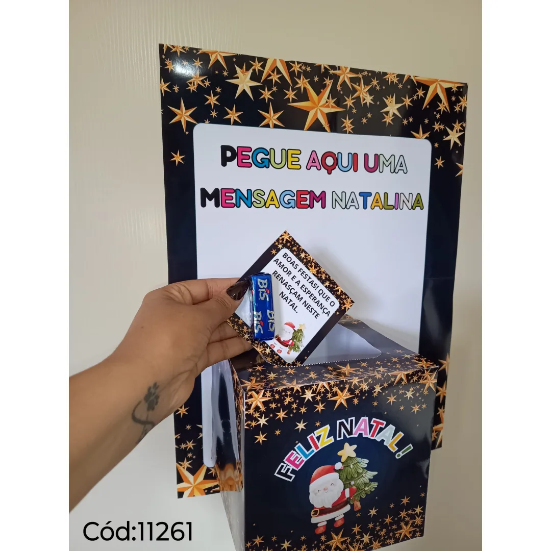 CAIXA MENSAGEM: NATALINA / NATAL