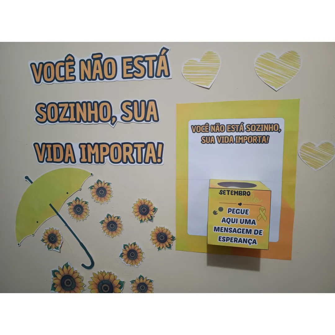 CAIXA MOTIVACIONAL / CAIXA DA EMPATIA / CAIXA DA ESPERANÇA: SETEMBRO AMARELO