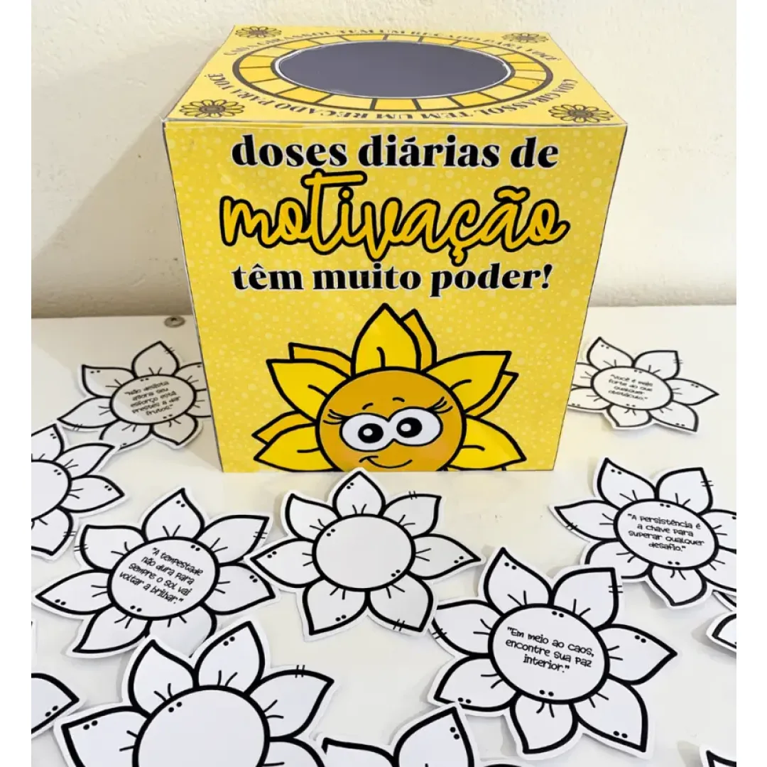 Caixa Motivacional - Setembro Amarelo