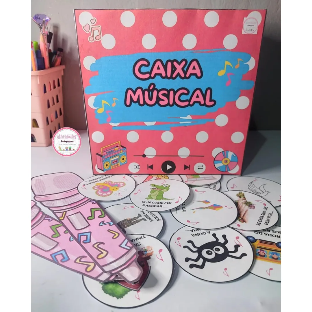 Caixa Músical — Pronto para Imprimir