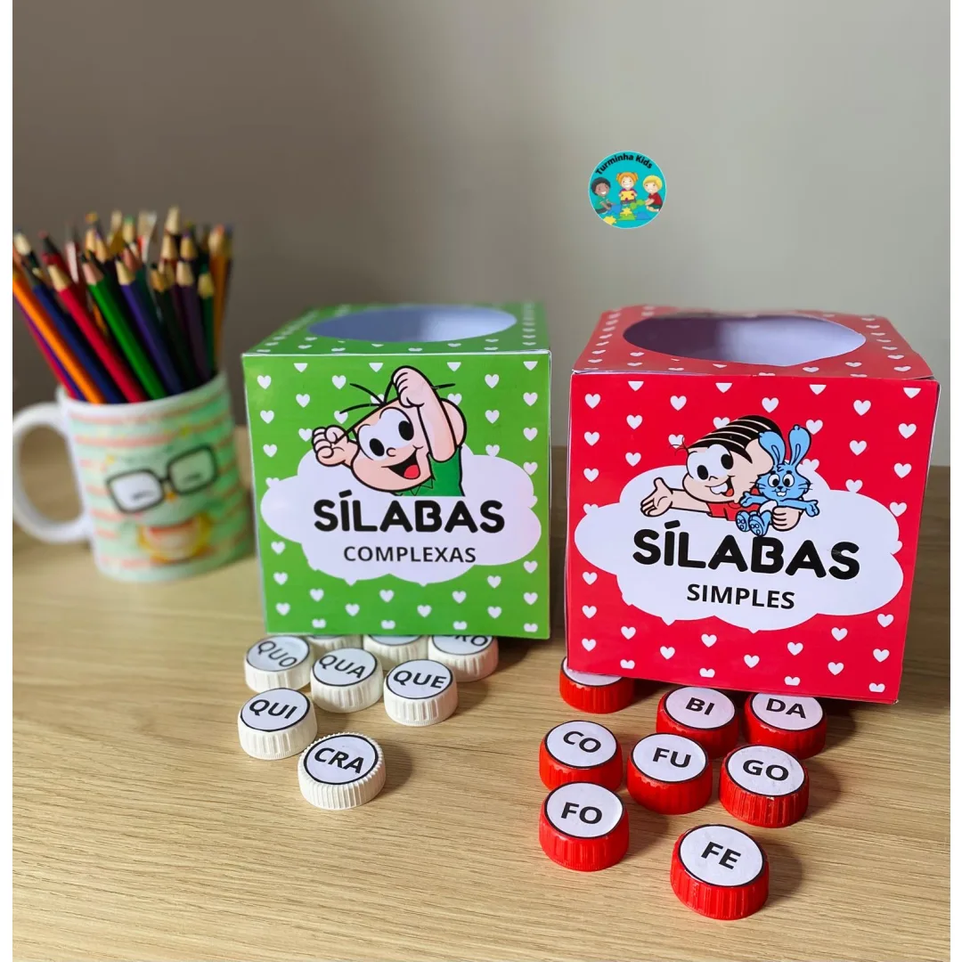 *Caixa para trabalhar sílabas Simples e complexas* *Valor 10,00  ✅Uma maneira lúdica, várias possibilidades para ensinar