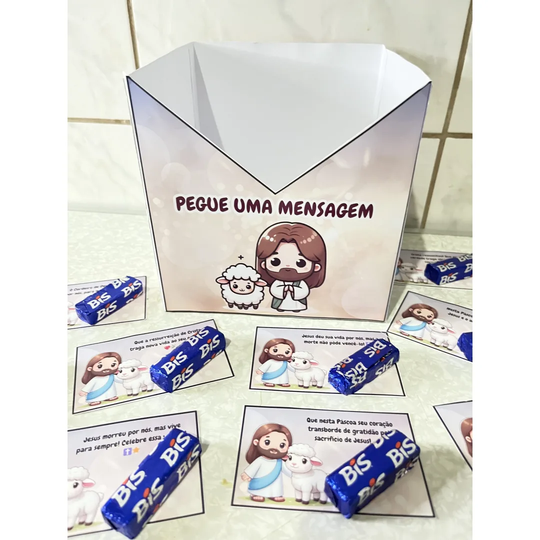 CAIXA PEDAGÓGICA / CAIXA DE PÁSCOA: MENSAGEM DE FÉ E ESPERANÇA