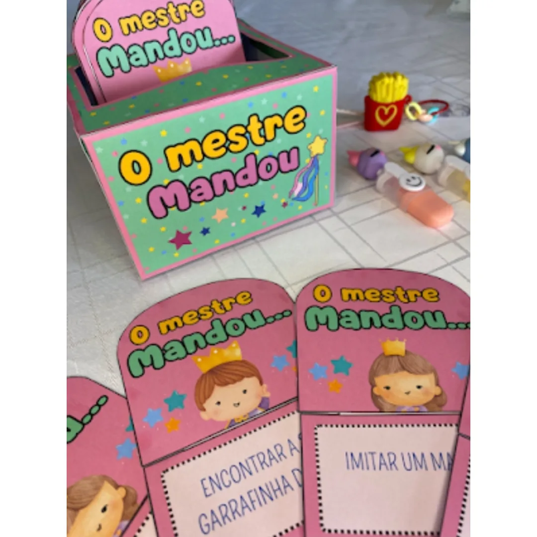CAIXA PEDAGÓGICA  / DINÂMICA: O MESTRE MANDOU