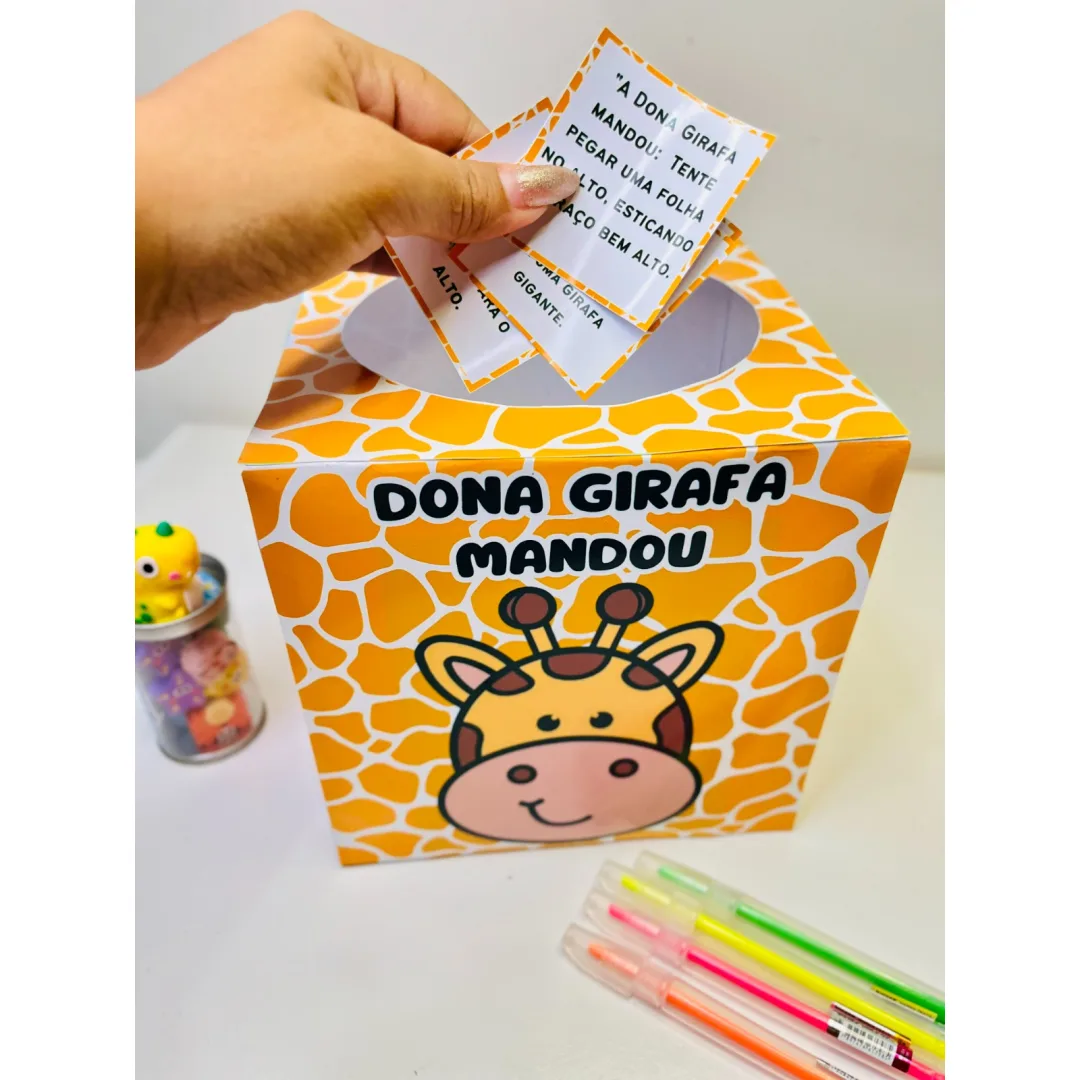 CAIXA PEDAGÓGICA: DONA GIRAFA MANDOU