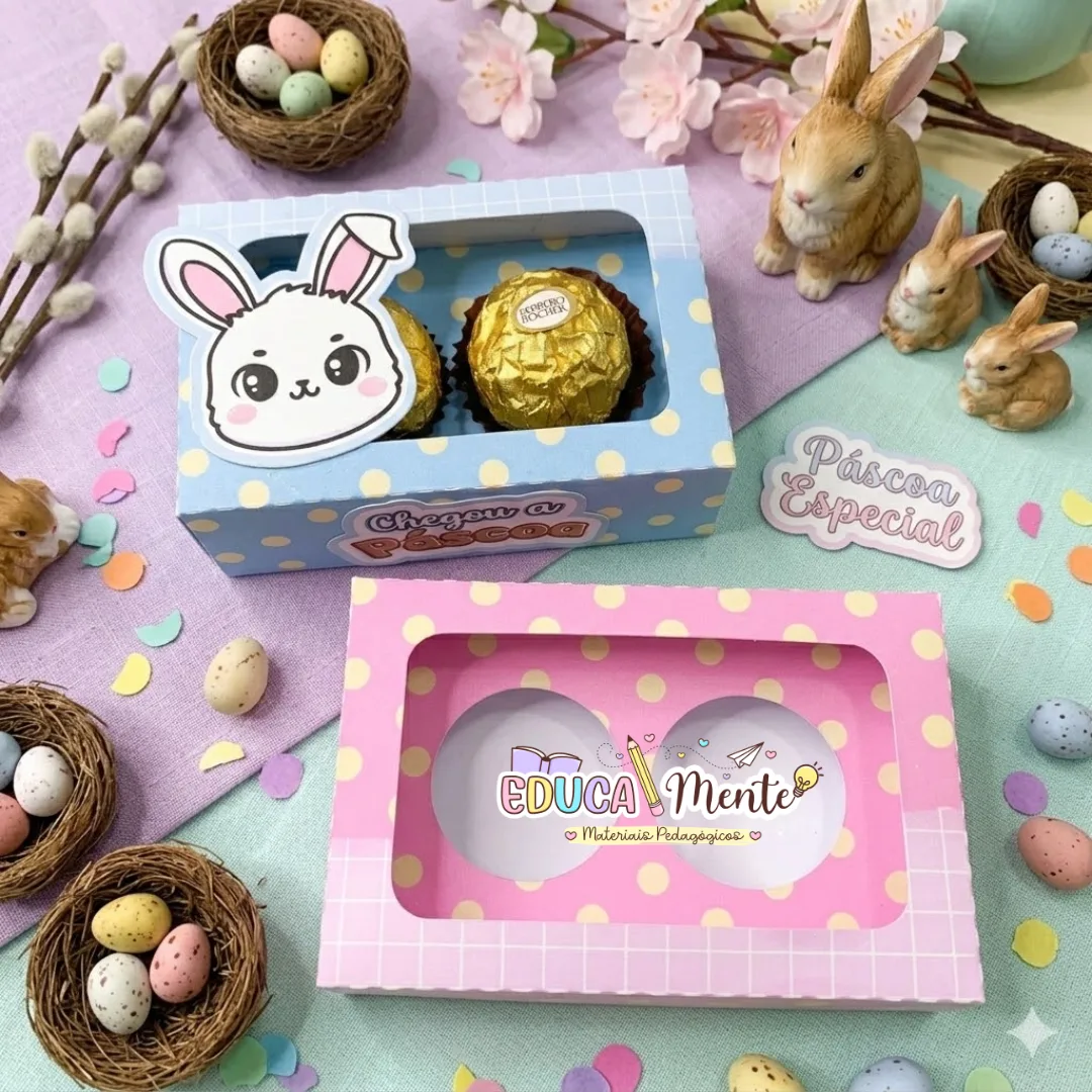 🐰🩵CAIXINHA FERRERO ROCHE PARA PÁSCOA