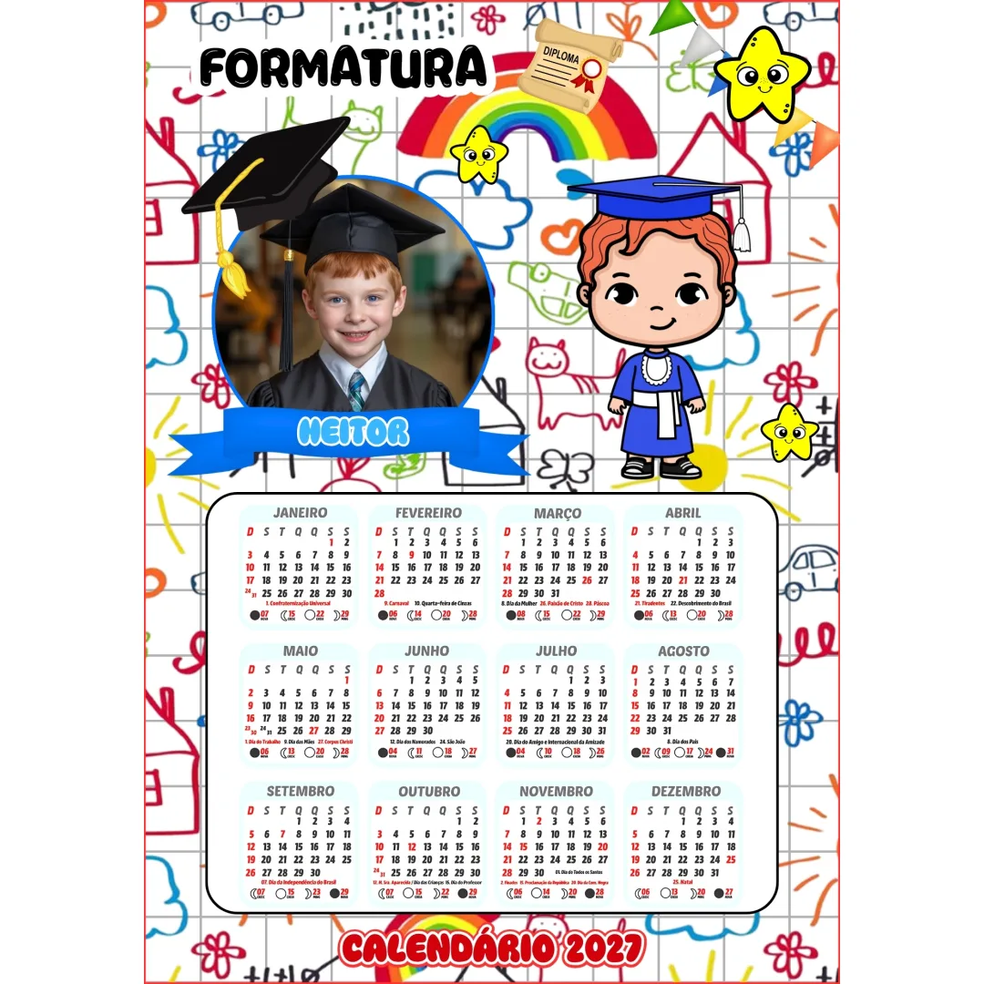 Calendário de Formatura - PDF