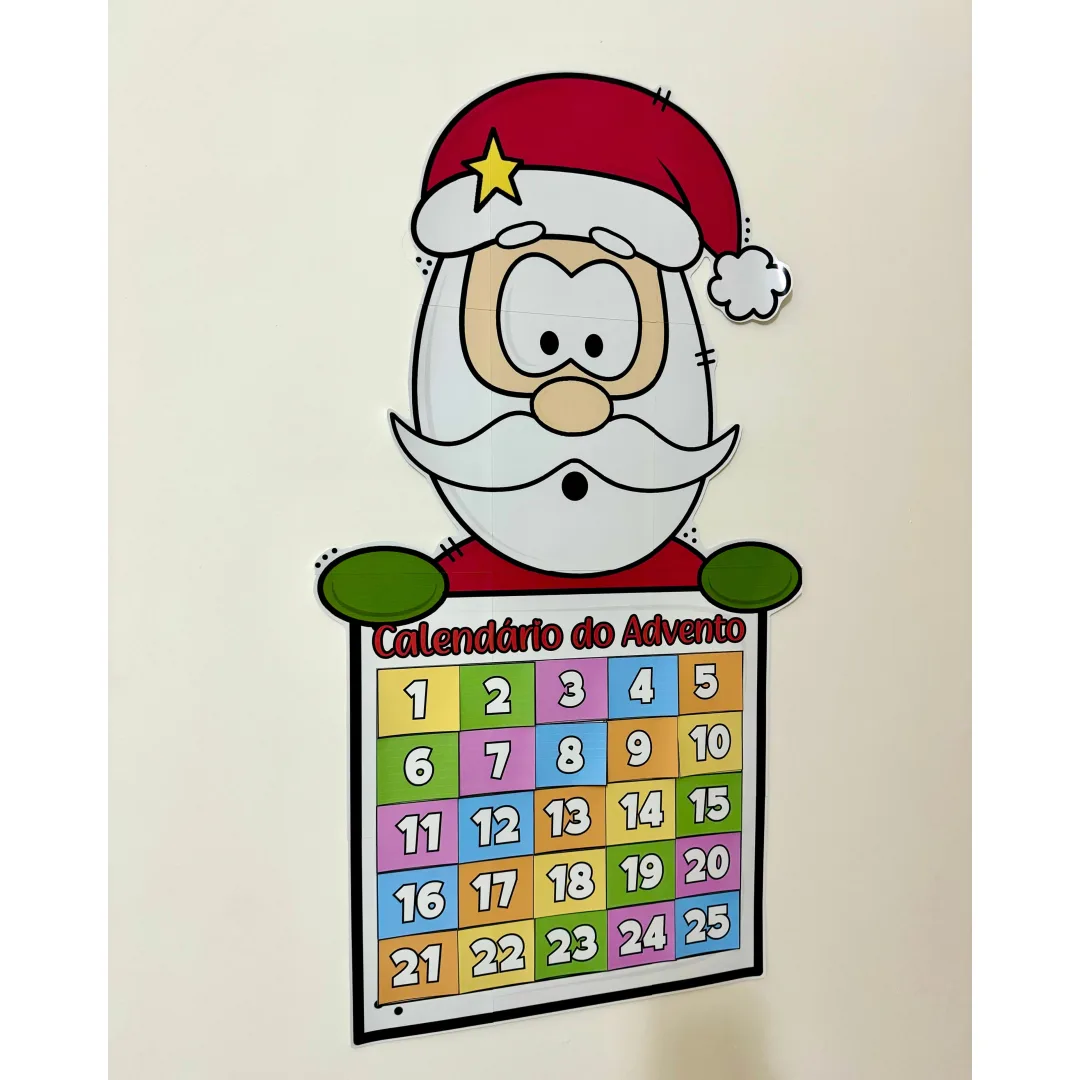 Calendário do Advento Papai Noel — 25 Tarefas de Natal em PDF