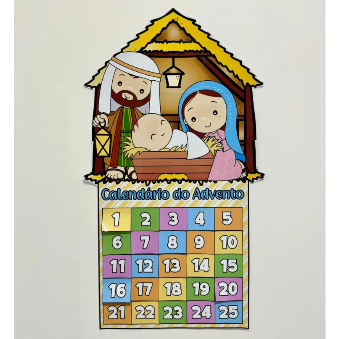 Calendário do Advento - Presépio