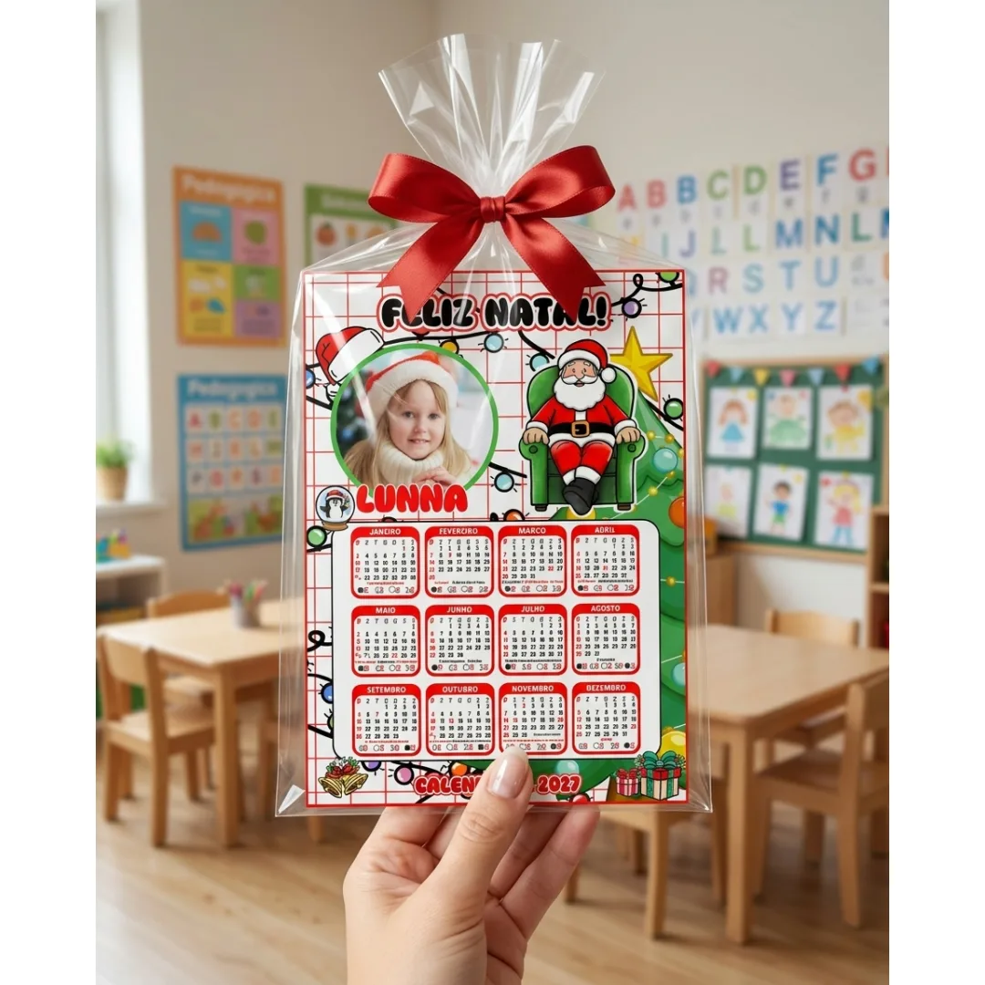 Calendário Editável de Natal e Datas Comemorativas - Educação Infantil - PDF