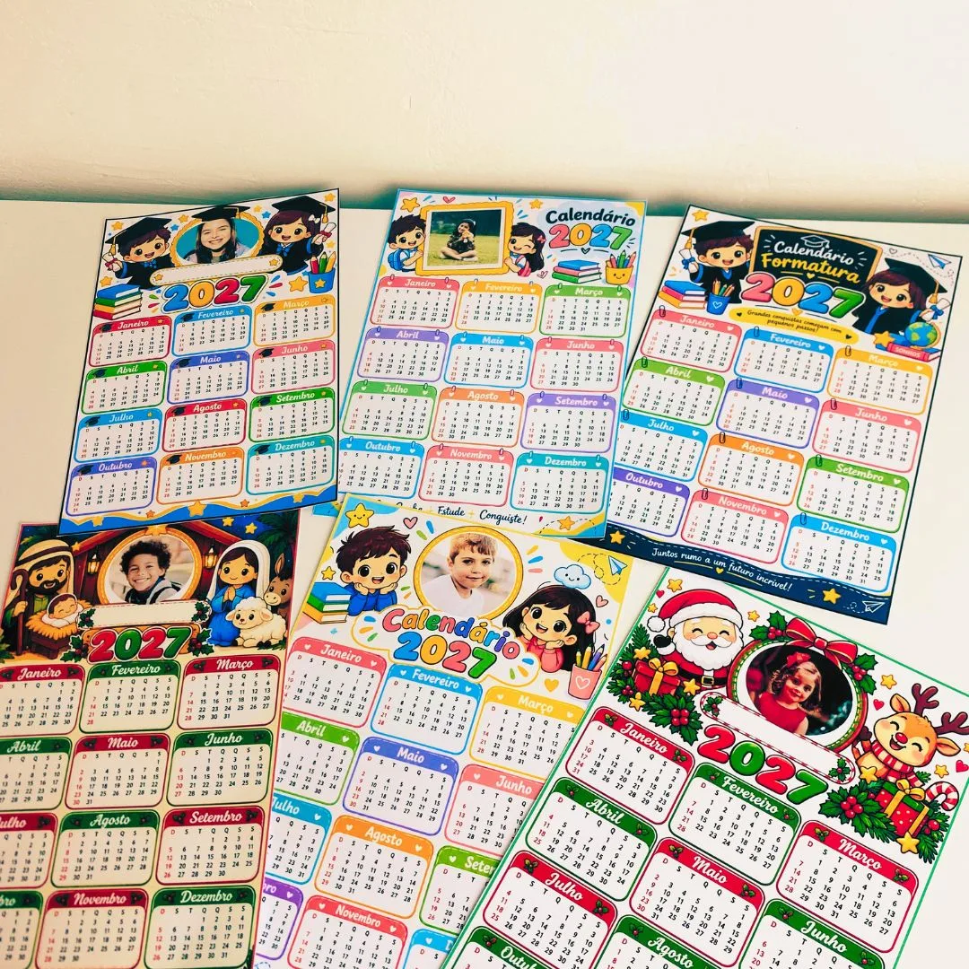 CALENDÁRIOS 2027 PERSONALIZADOS