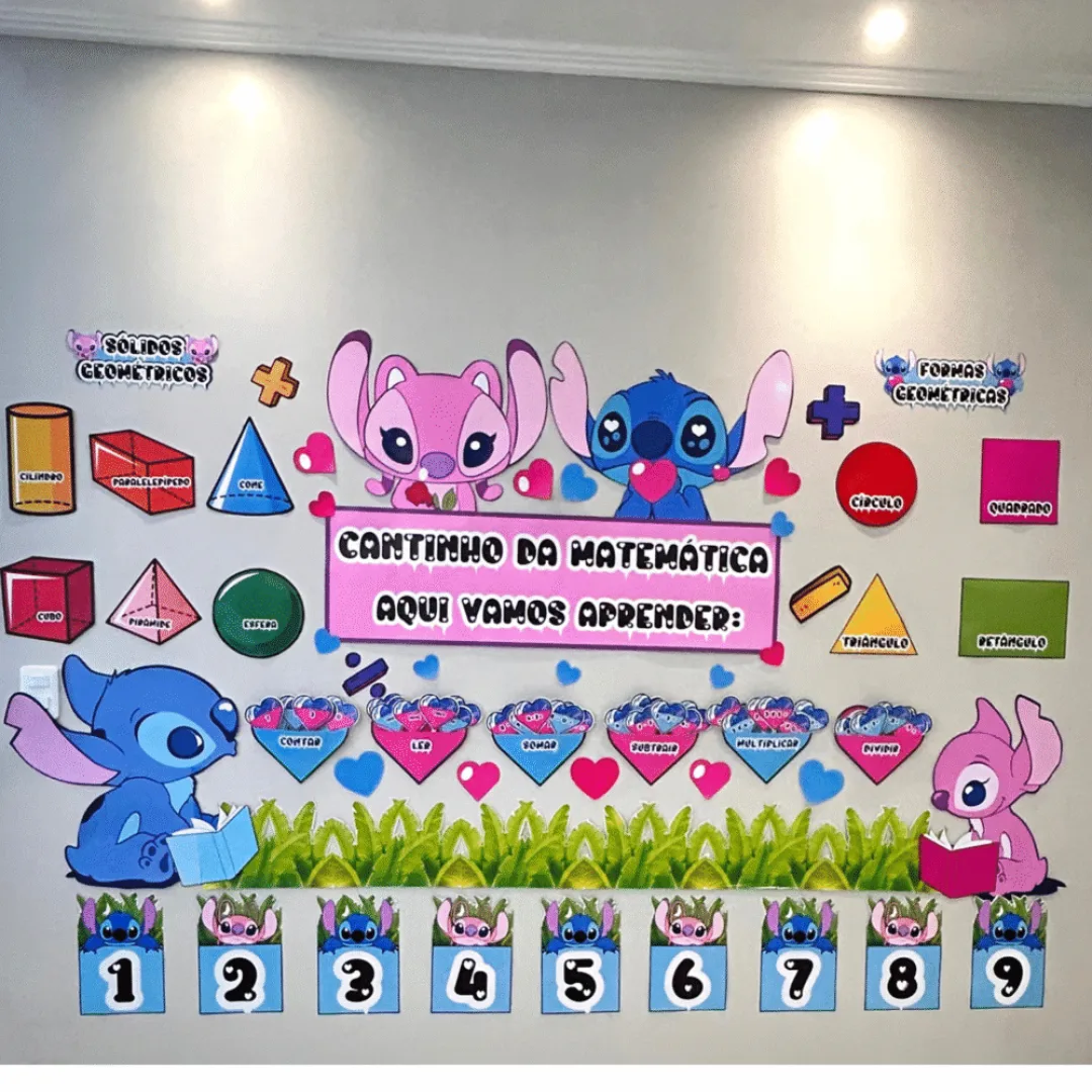 Cantinho da matemática- Lillo e Stitch 