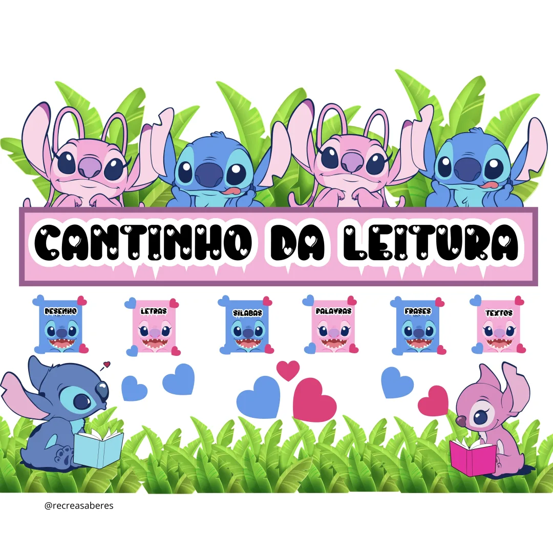 Cantinho de leitura- Lillo e Stitch