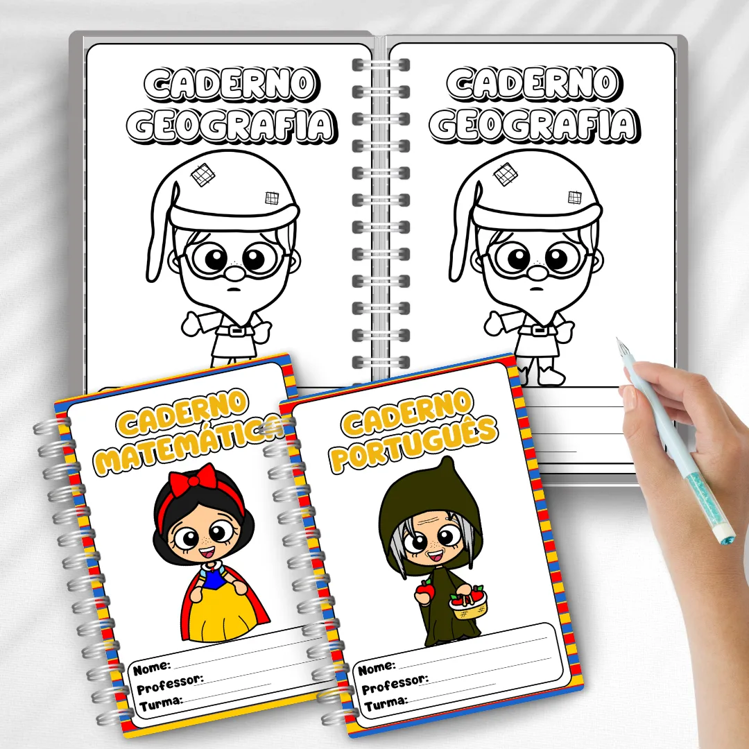 CAPAS PARA CADERNO: BRANCA DE NEVE