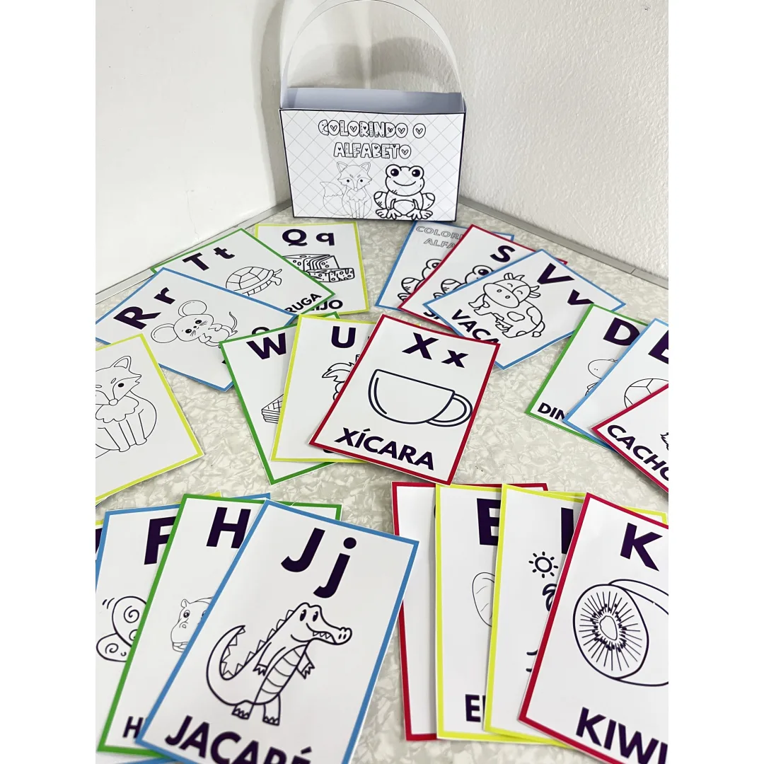 CARD PINTANTO O ALFABETO