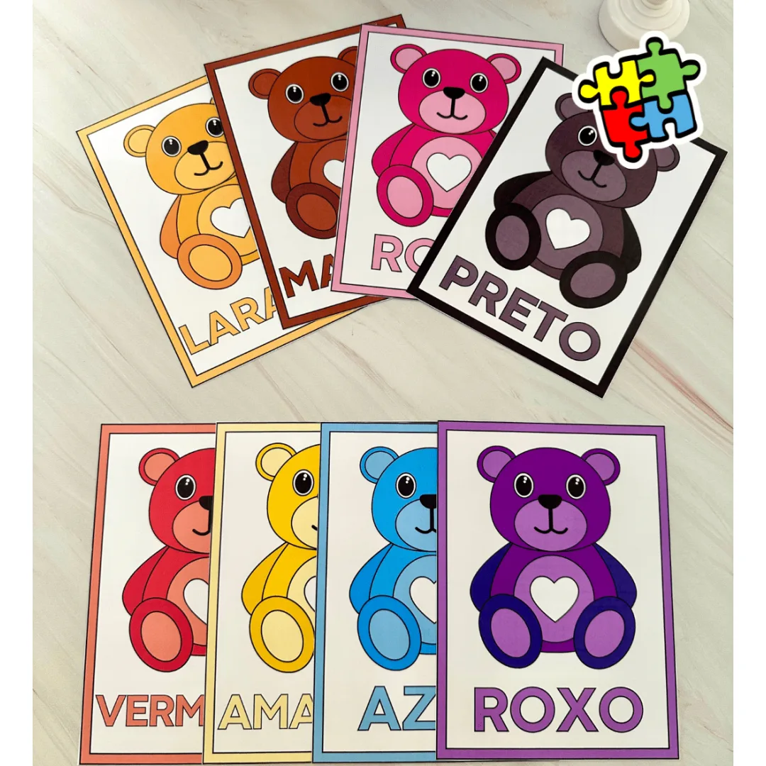 Cards Cores - Ursinhos