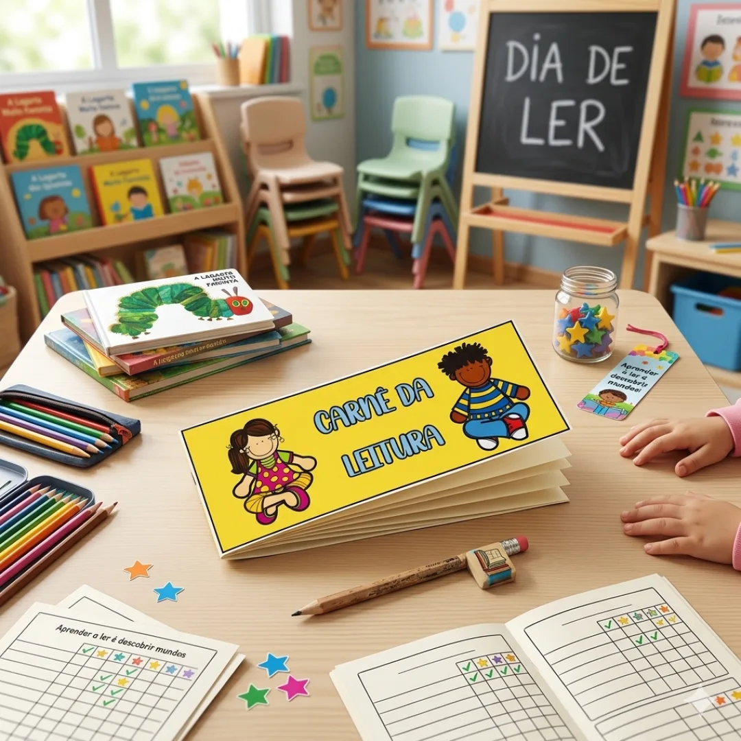 CARNÊ DA LEITURA- ATIVIDADE PARA ALFABETIZAÇÃO