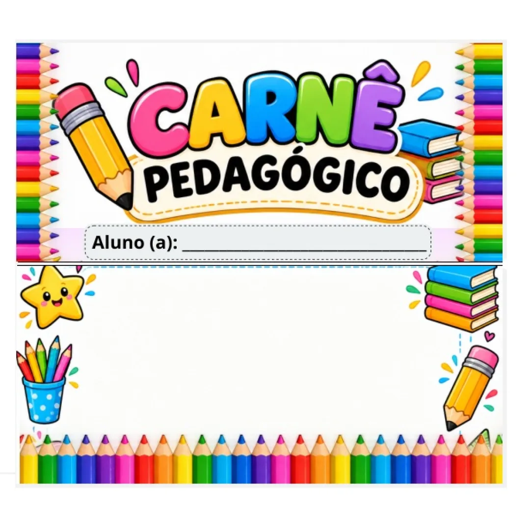 Carnê Pedagógico, Ficha de Controle de Aulas Ministradas e Ficha de Horários — Matutino e Vespertino com sábado incluso
