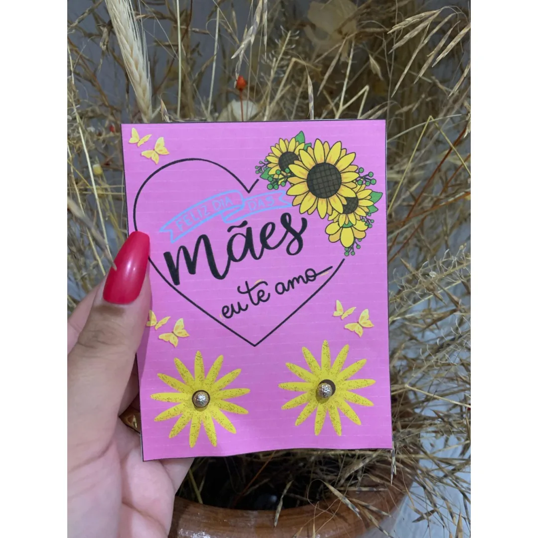 Cartão Brinco Dia das Mães — Pronto para Imprimir