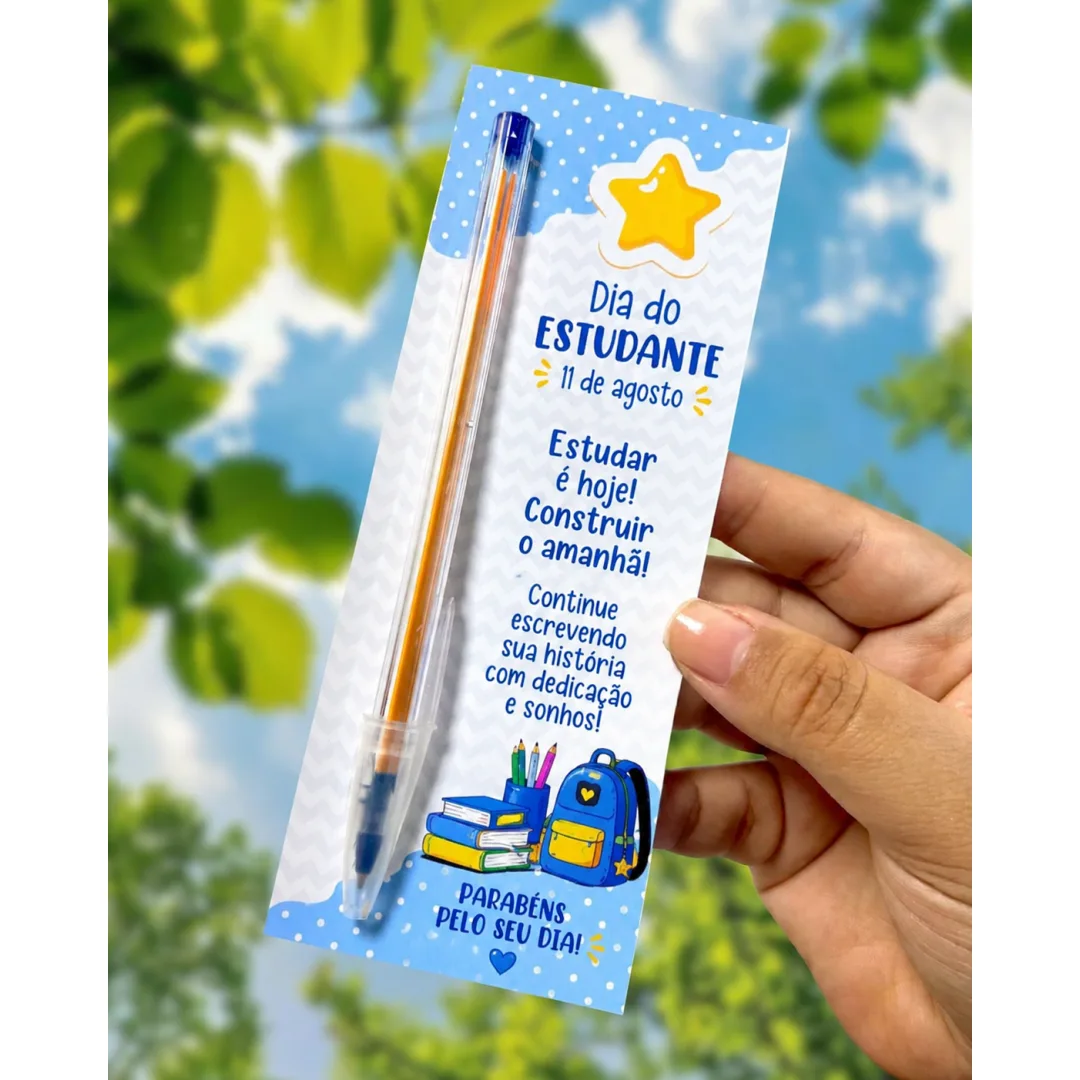 Cartão Dia do Estudante 