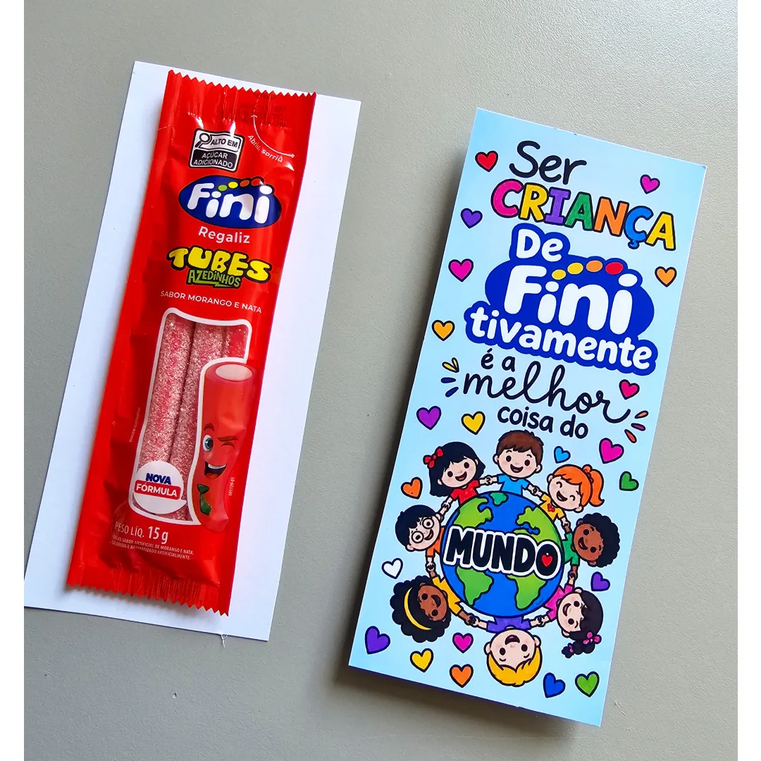 Cartão Fini - Arquivo em PDF - Educação Infantil 