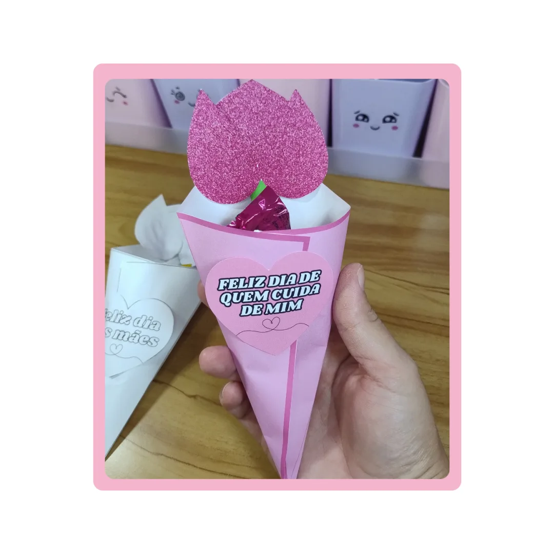 CARTÃO FLOR DIA DAS MÃES