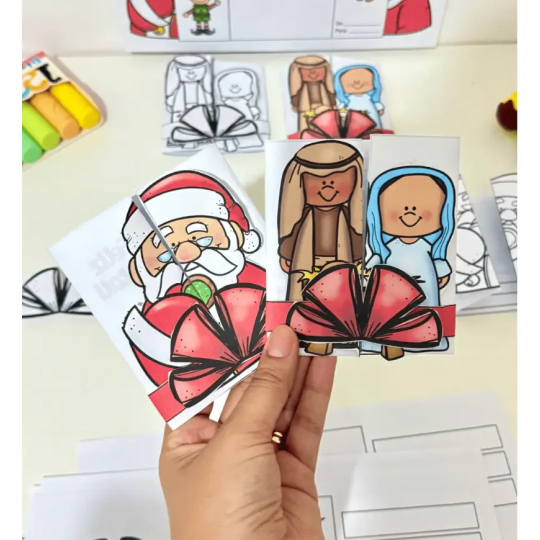 Cartão Interativo Natal PDF Educação Infantil e Anos Iniciais